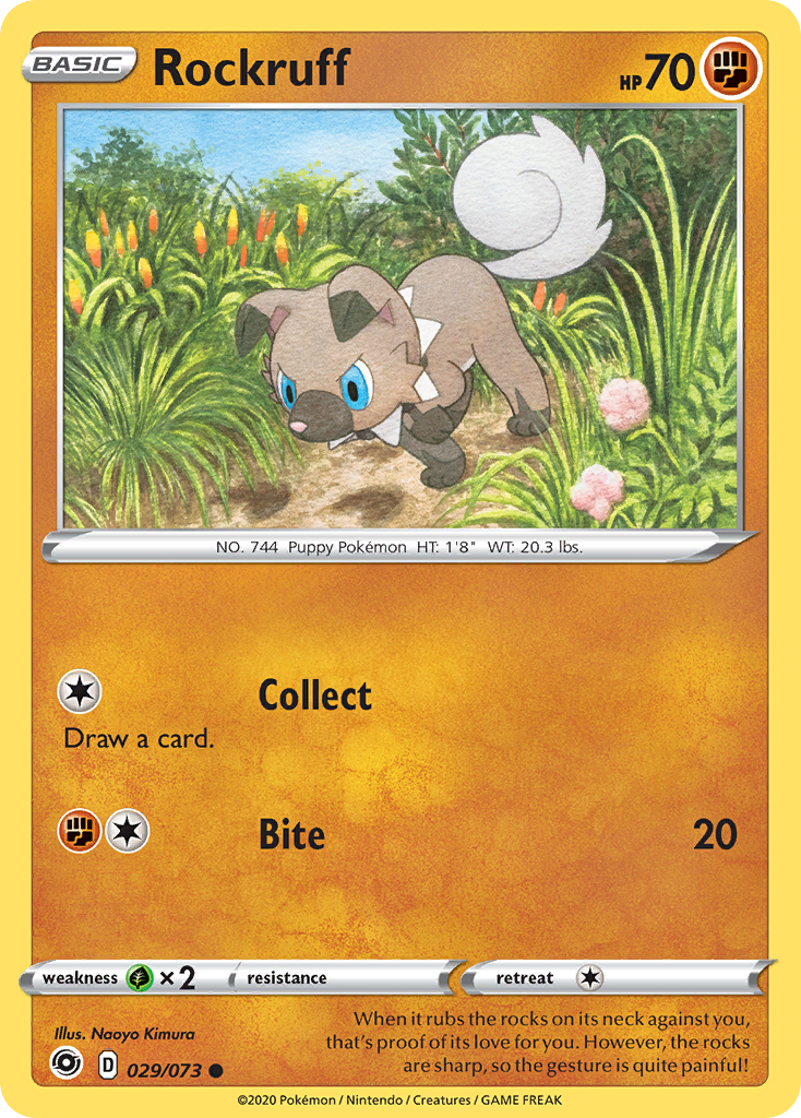 Rockruff (029/073) [Sword & Shield: Champion's Path] | Tables and Towers