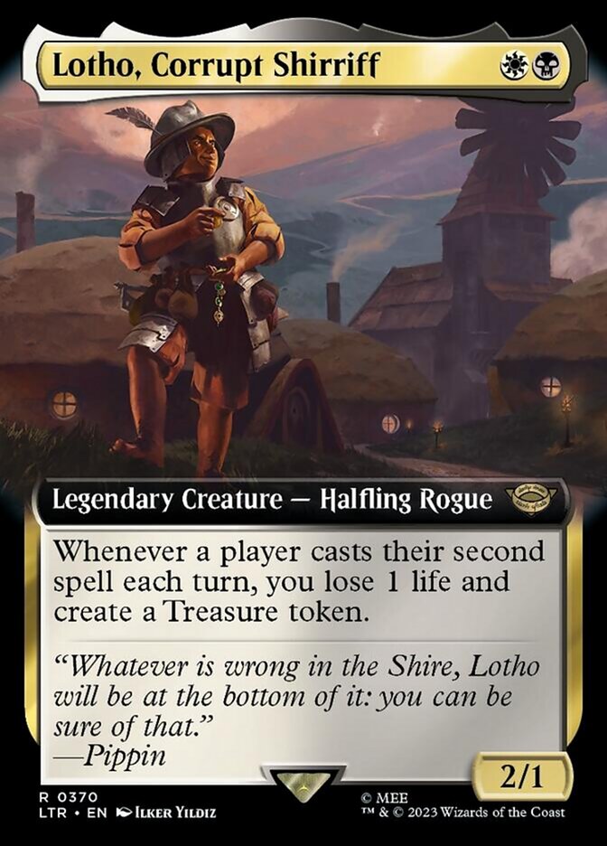 Lotho, Corrupt Shirriff (Extended Art) [The Lord of the Rings: Tales of Middle-Earth] | Tables and Towers