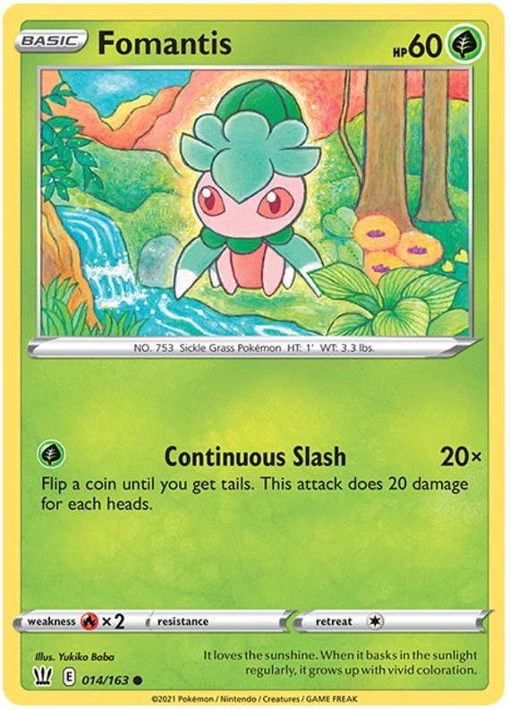 Fomantis (014/163) [Sword & Shield: Battle Styles] | Tables and Towers