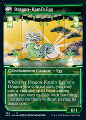 The Dragon-Kami Reborn // Dragon-Kami's Egg (Showcase Soft Glow) [Kamigawa: Neon Dynasty] | Tables and Towers