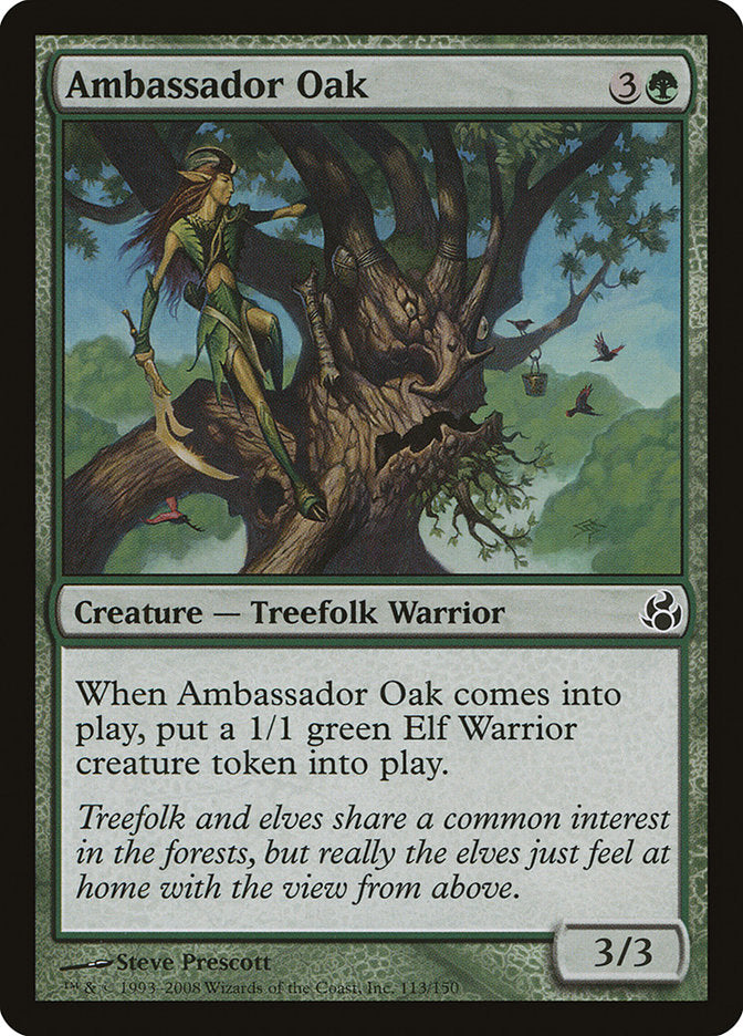 Ambassador Oak (Oversized) [Oversize Cards] | Tables and Towers