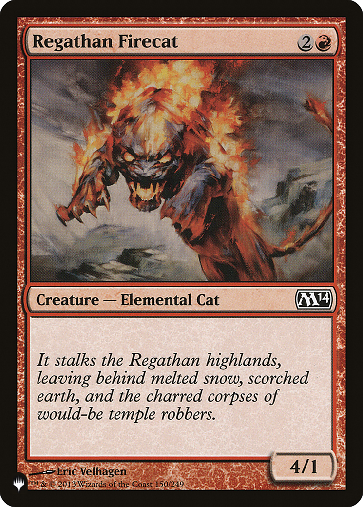 Regathan Firecat [The List] | Tables and Towers