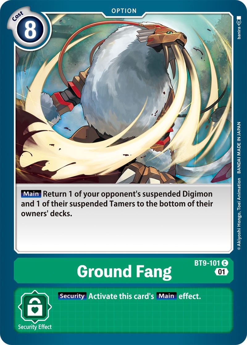 Ground Fang [BT9-101] [X Record] | Tables and Towers