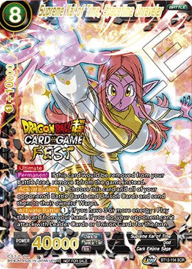 Supreme Kai of Time, Spacetime Unraveler (Card Game Fest 2022) (BT12-154) [Tournament Promotion Cards] | Tables and Towers