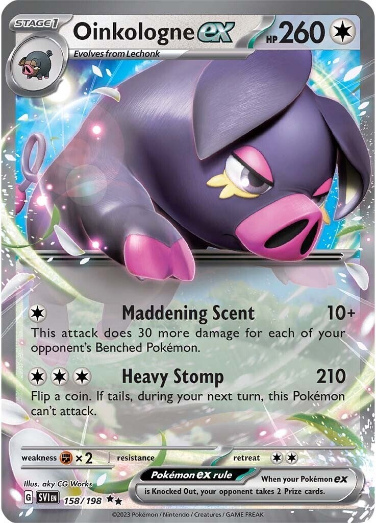 Oinkalogne ex (158/198) (Jumbo Card) [Scarlet & Violet: Base Set] | Tables and Towers