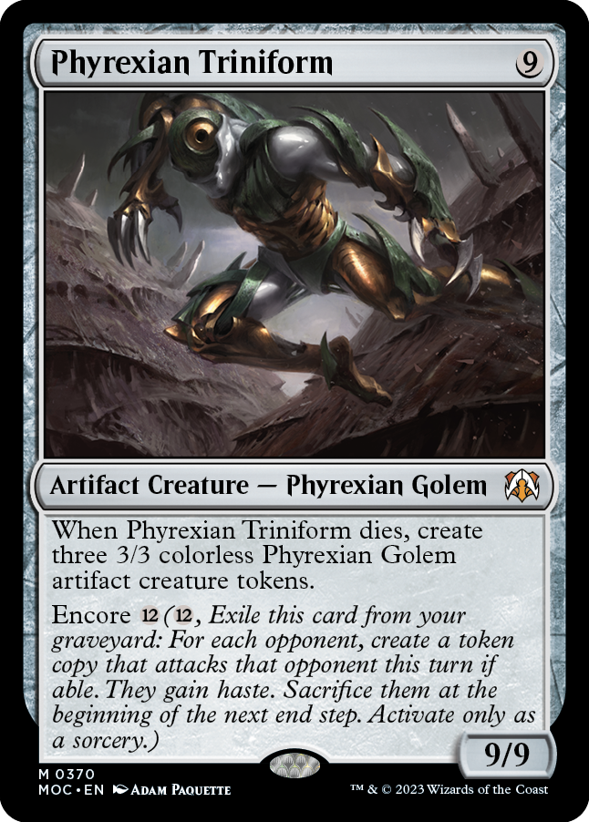 Phyrexian Triniform [March of the Machine Commander] | Tables and Towers