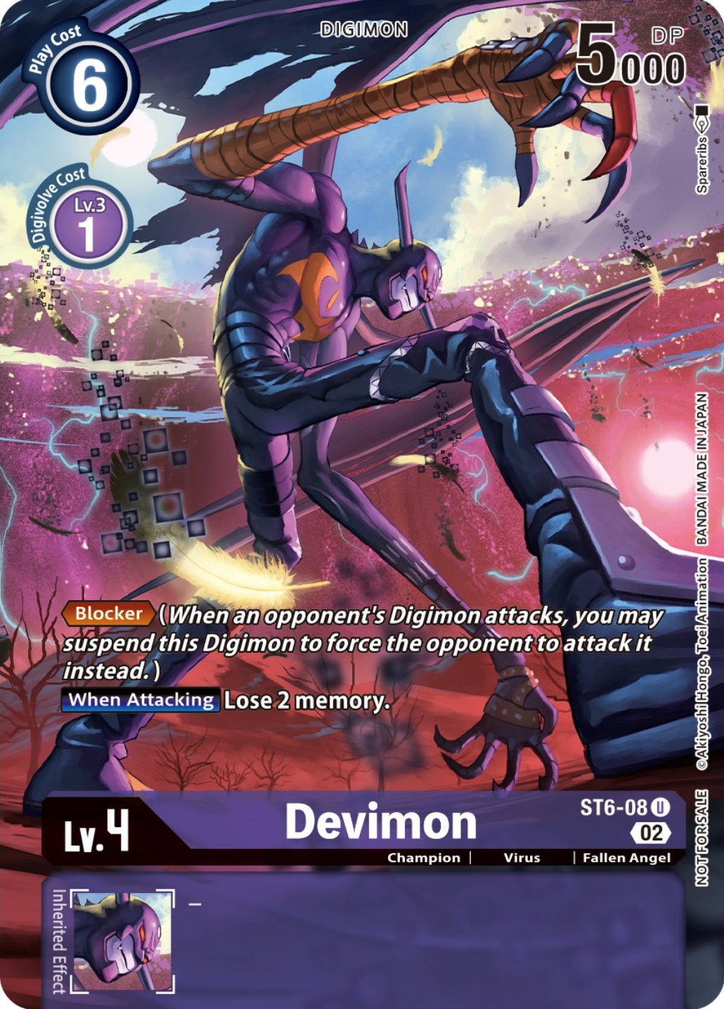 Devimon [ST6-08] (Box Topper) [Dimensional Phase] | Tables and Towers