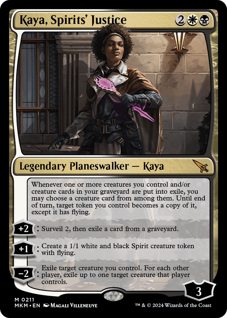 Kaya, Spirits' Justice [Murders at Karlov Manor] | Tables and Towers