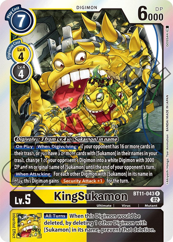 KingSukamon [BT11-043] [Dimensional Phase] | Tables and Towers