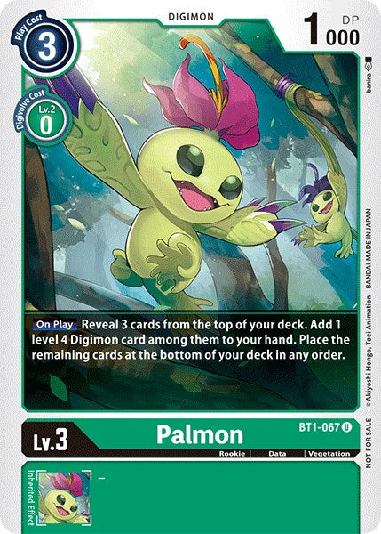 Palmon [BT1-067] (Official Tournament Pack Vol.3) [Release Special Booster Promos] | Tables and Towers