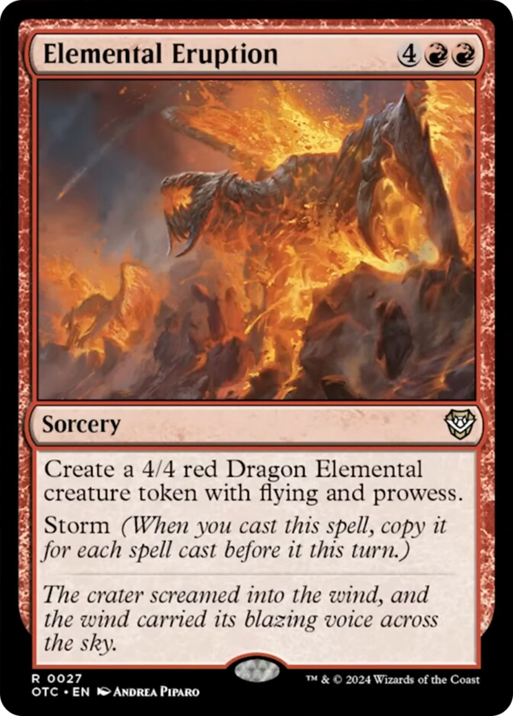 Elemental Eruption [Outlaws of Thunder Junction Commander] | Tables and Towers