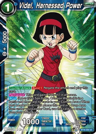 Videl, Harnessed Power (BT16-035) [Realm of the Gods] | Tables and Towers