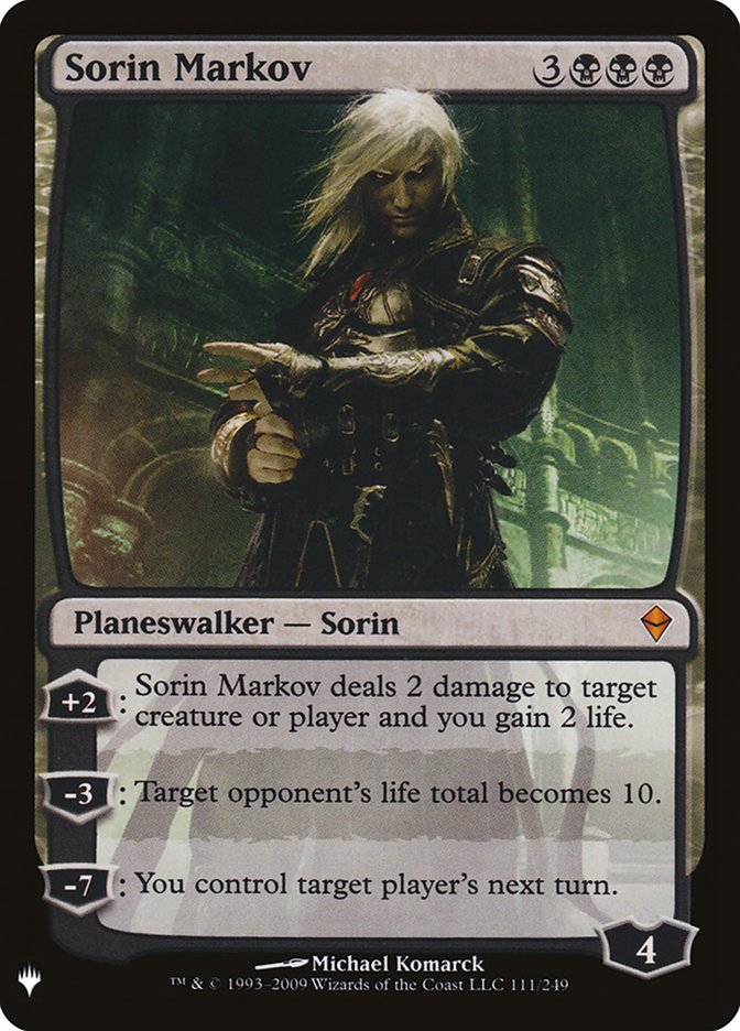 Sorin Markov [Mystery Booster] | Tables and Towers