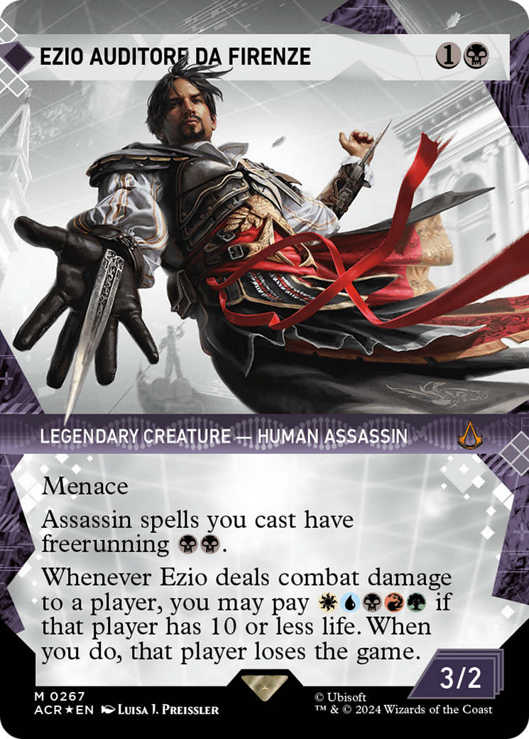 Ezio Auditore da Firenze (Showcase) (Textured Foil) [Assassin's Creed] | Tables and Towers