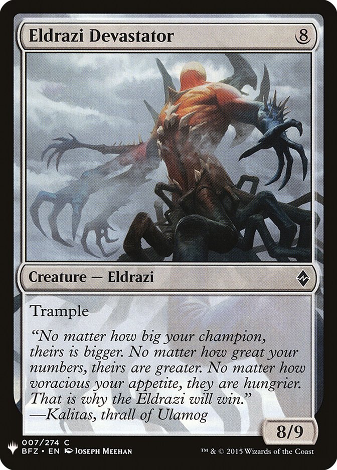 Eldrazi Devastator [Mystery Booster] | Tables and Towers