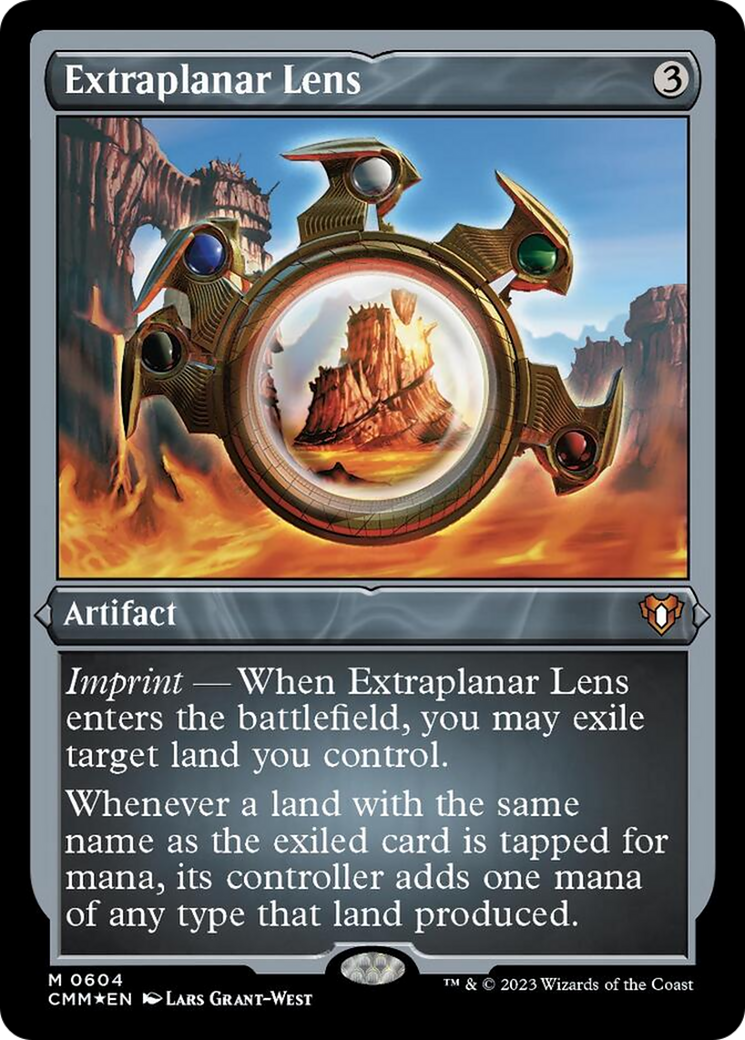 Extraplanar Lens (Foil Etched) [Commander Masters] | Tables and Towers