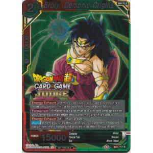 Broly, Demonic Origins (BT7-117) [Judge Promotion Cards] | Tables and Towers