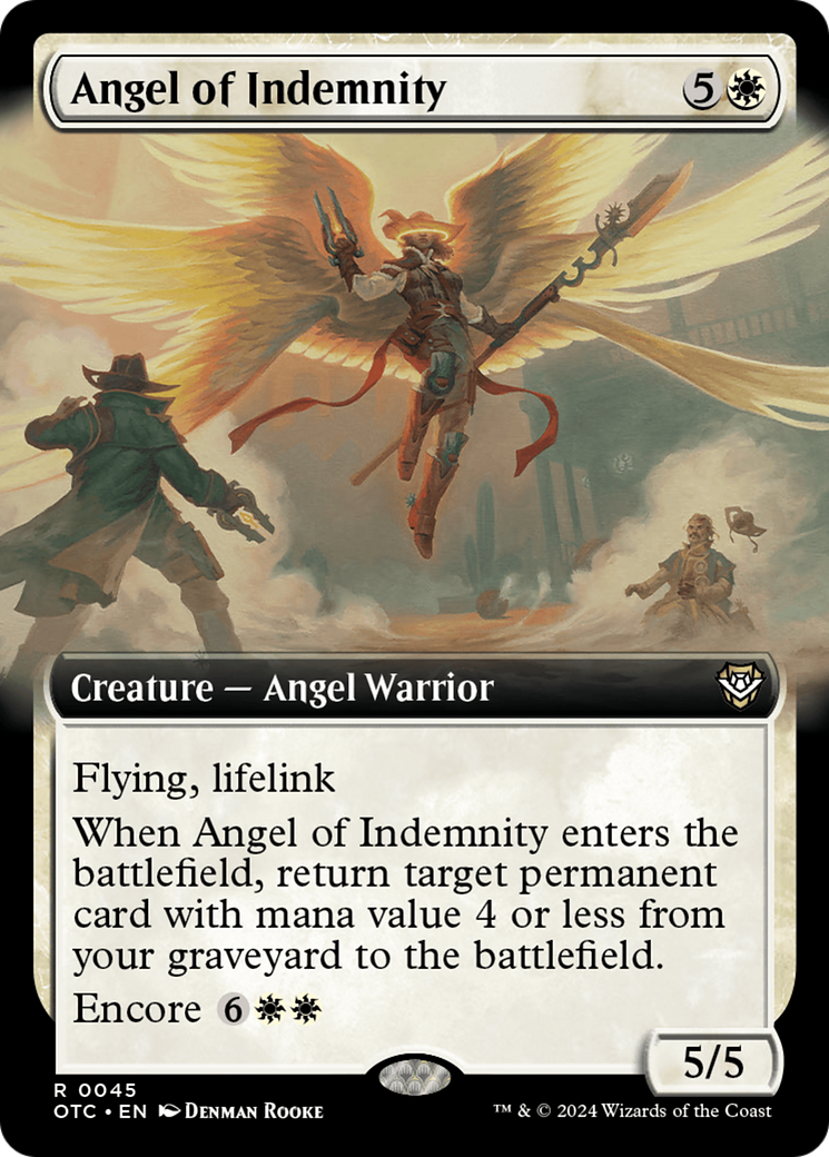 Angel of Indemnity (Extended Art) [Outlaws of Thunder Junction Commander] | Tables and Towers