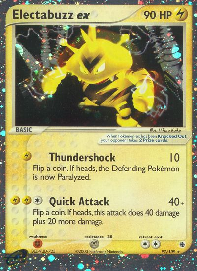 Electabuzz ex (97/109) [EX: Ruby & Sapphire] | Tables and Towers