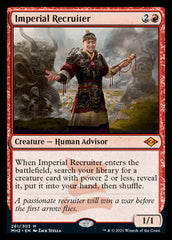 Imperial Recruiter (Foil Etched) [Modern Horizons 2] | Tables and Towers