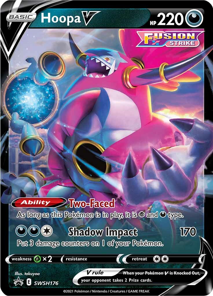 Hoopa V (SWSH176) (Jumbo Card) [Sword & Shield: Black Star Promos] | Tables and Towers