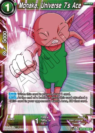 Monaka, Universe 7's Ace (BT16-056) [Realm of the Gods] | Tables and Towers