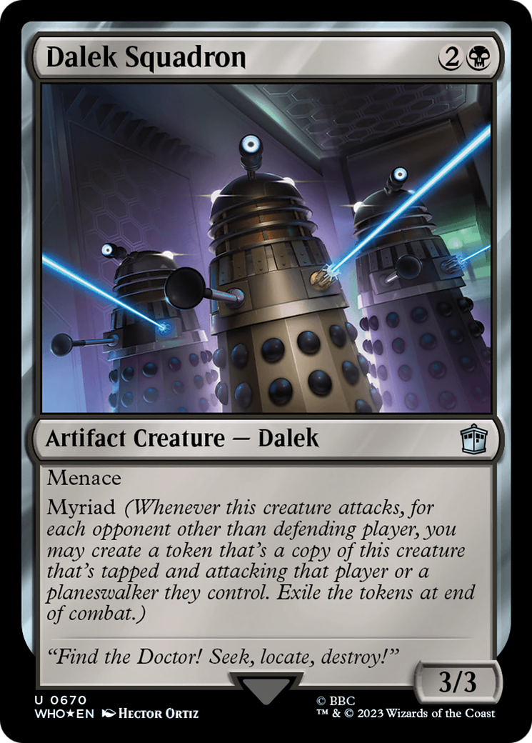 Dalek Squadron (Surge Foil) [Doctor Who] | Tables and Towers