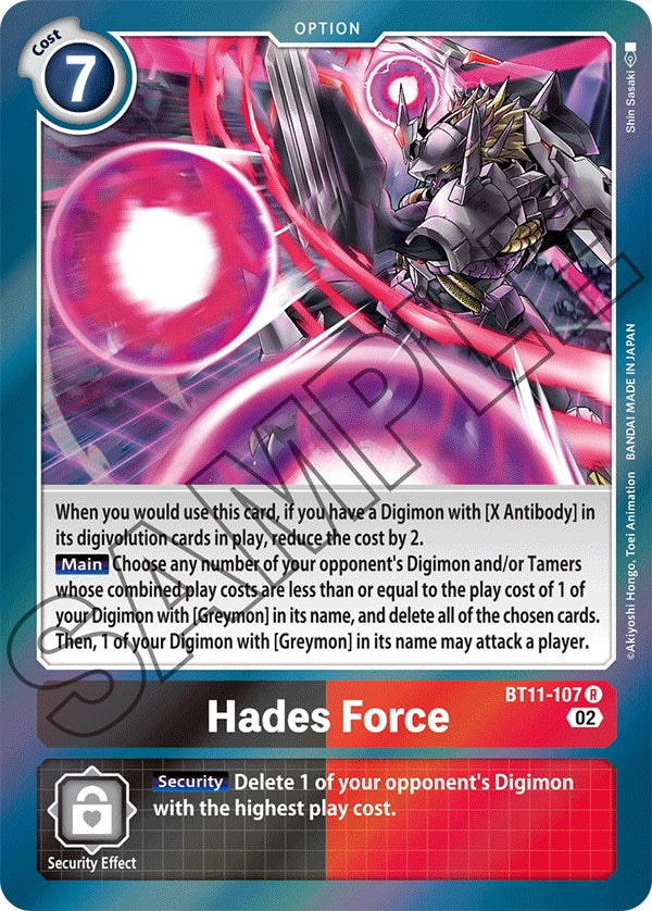 Hades Force [BT11-107] [Dimensional Phase] | Tables and Towers