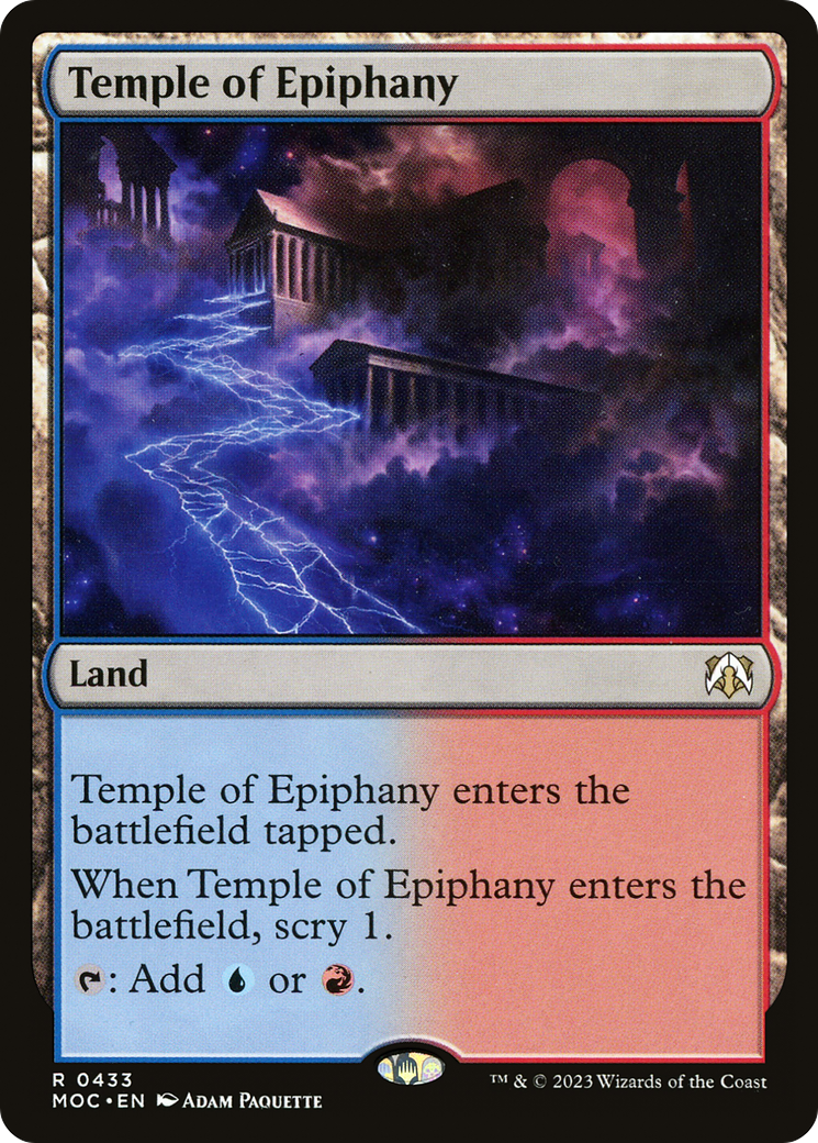 Temple of Epiphany [March of the Machine Commander] | Tables and Towers