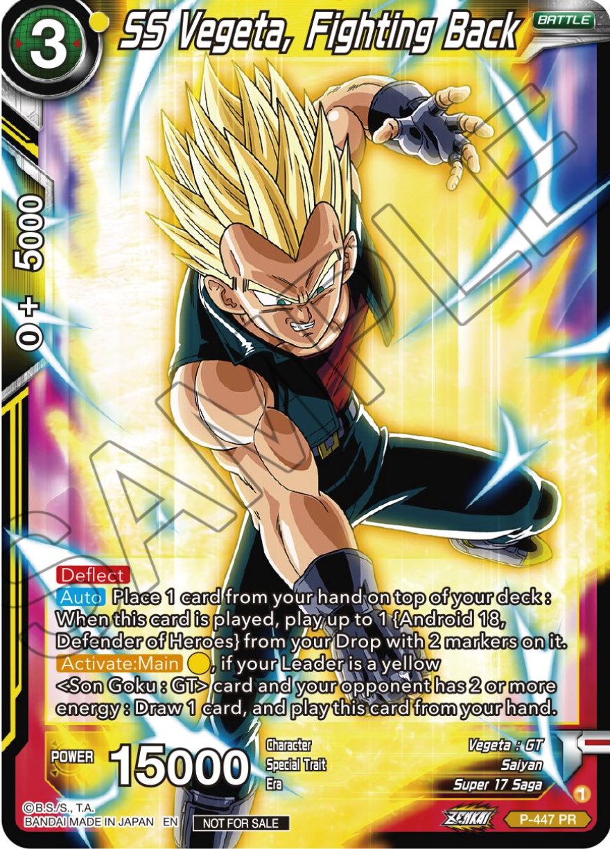 SS Vegeta, Fighting Back (P-447) [Tournament Promotion Cards] | Tables and Towers