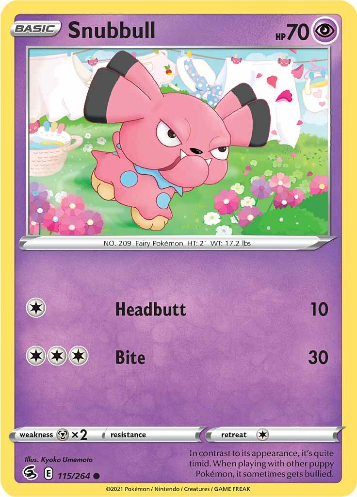 Snubbull (115/264) [Sword & Shield: Fusion Strike] | Tables and Towers