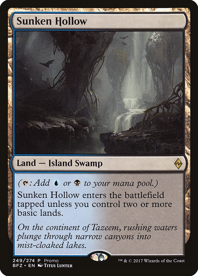 Sunken Hollow (Promo) [Standard Showdown Promos] | Tables and Towers