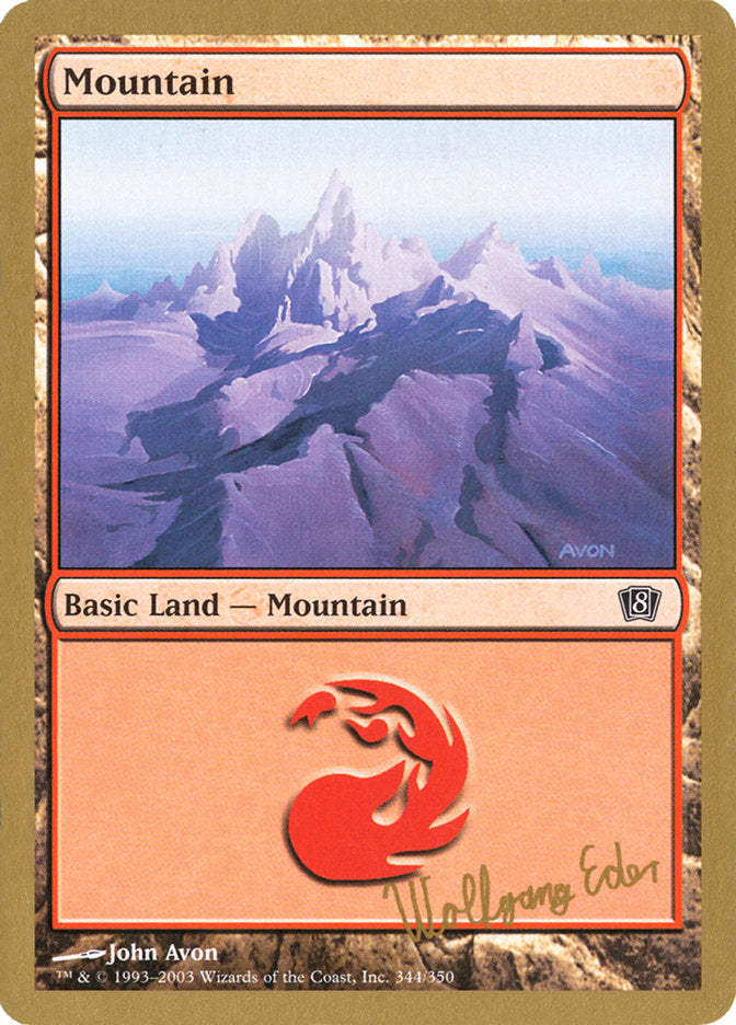 Mountain (Wolfgang Eder) [World Championship Decks 2003] | Tables and Towers