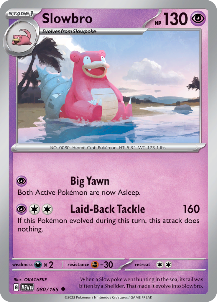 Slowbro (080/165) [Scarlet & Violet: 151] | Tables and Towers