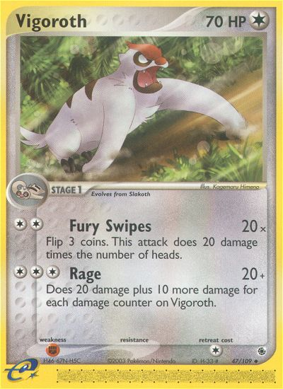 Vigoroth (47/109) [EX: Ruby & Sapphire] | Tables and Towers