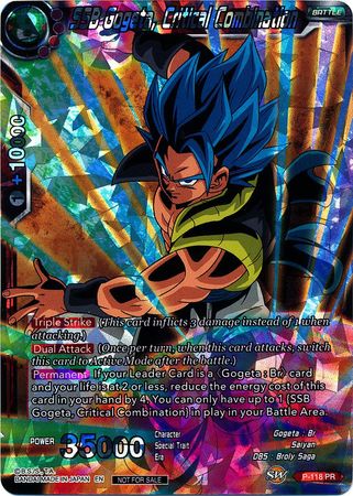 SSB Gogeta, Critical Combination (P-118) [Promotion Cards] | Tables and Towers