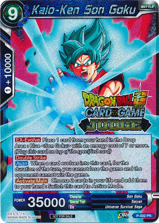 Kaio-Ken Son Goku (P-032) [Judge Promotion Cards] | Tables and Towers