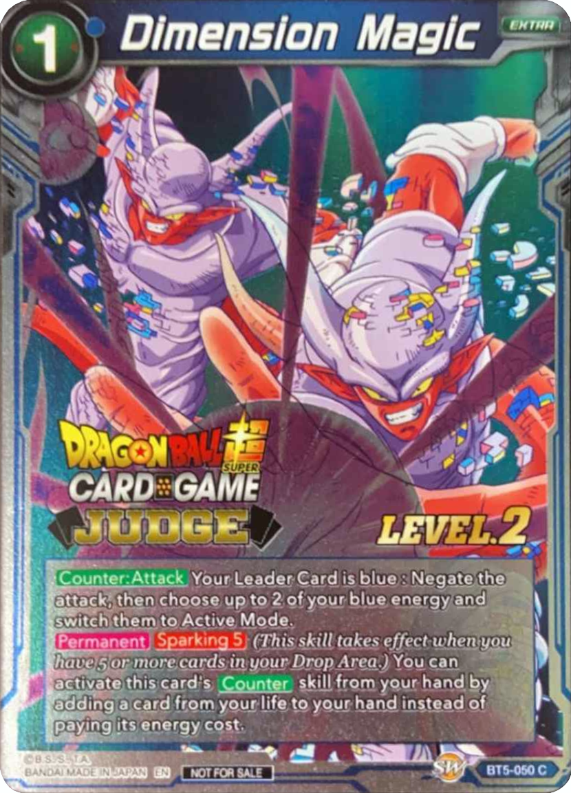 Dimension Magic (Level 2) (BT5-050) [Judge Promotion Cards] | Tables and Towers