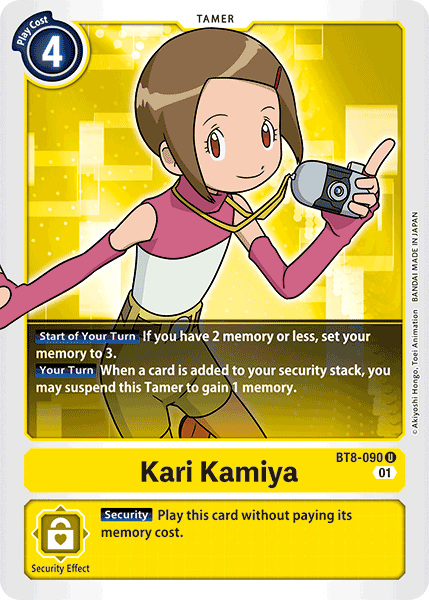 Kari Kamiya [BT8-090] [New Awakening] | Tables and Towers