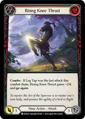 Rising Knee Thrust (Red) [U-WTR104] (Welcome to Rathe Unlimited)  Unlimited Rainbow Foil | Tables and Towers