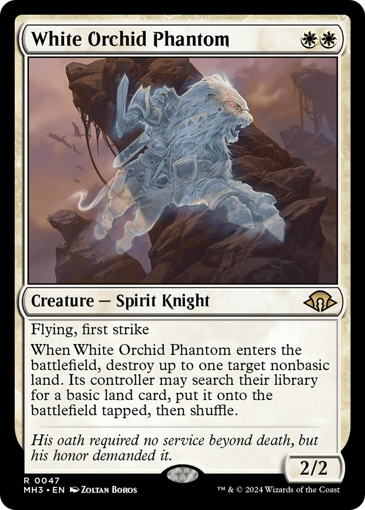 White Orchid Phantom [Modern Horizons 3] | Tables and Towers