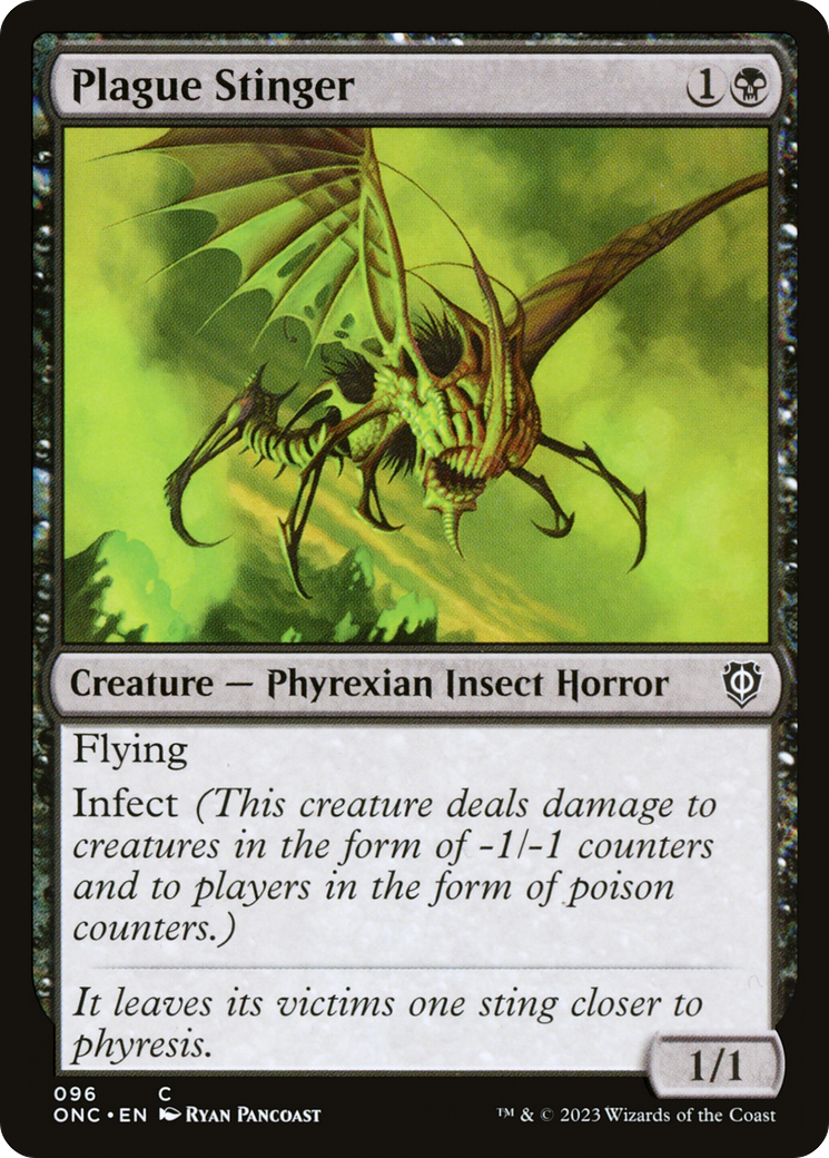 Plague Stinger [Phyrexia: All Will Be One Commander] | Tables and Towers