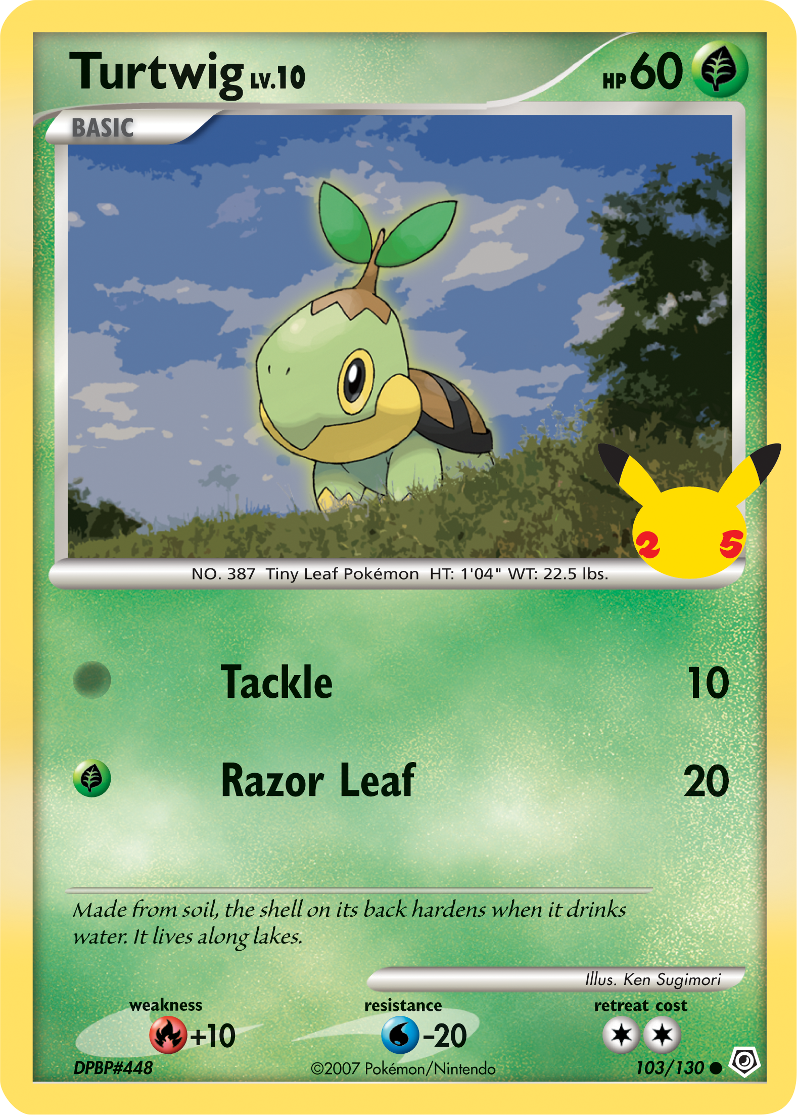 Turtwig (103/130) (Jumbo Card) [First Partner Pack] | Tables and Towers