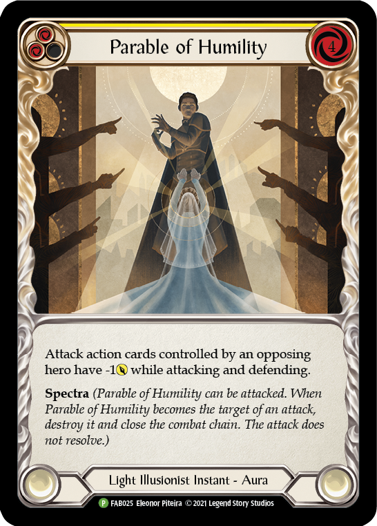 Parable of Humility [FAB025] (Promo)  Cold Foil | Tables and Towers