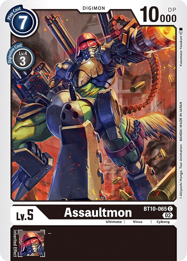 Assaultmon [BT10-065] [Xros Encounter] | Tables and Towers