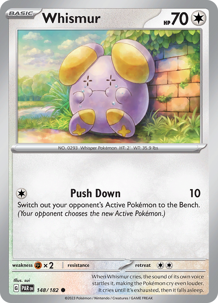 Whismur (148/182) [Scarlet & Violet: Paradox Rift] | Tables and Towers