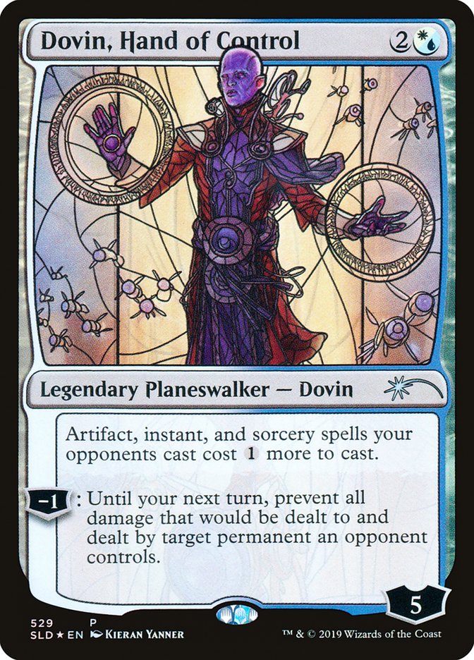 Dovin, Hand of Control (Stained Glass) [Secret Lair Drop Promos] | Tables and Towers