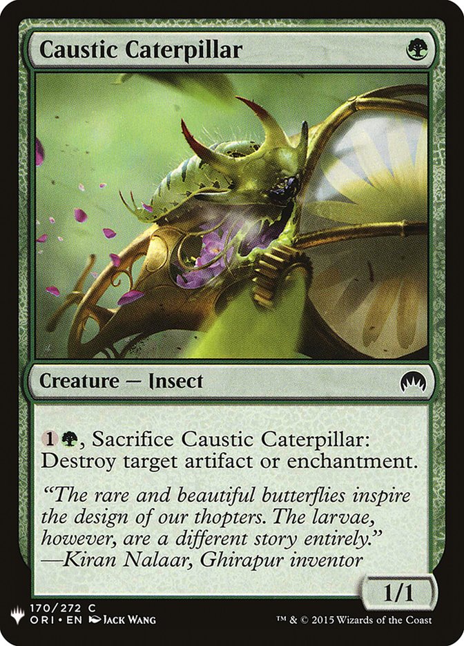 Caustic Caterpillar [Mystery Booster] | Tables and Towers