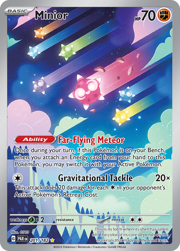 Minior (201/182) [Scarlet & Violet: Paradox Rift] | Tables and Towers