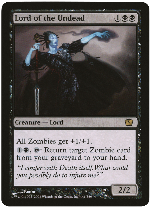 Lord of the Undead (Oversized) [Eighth Edition Box Topper] | Tables and Towers